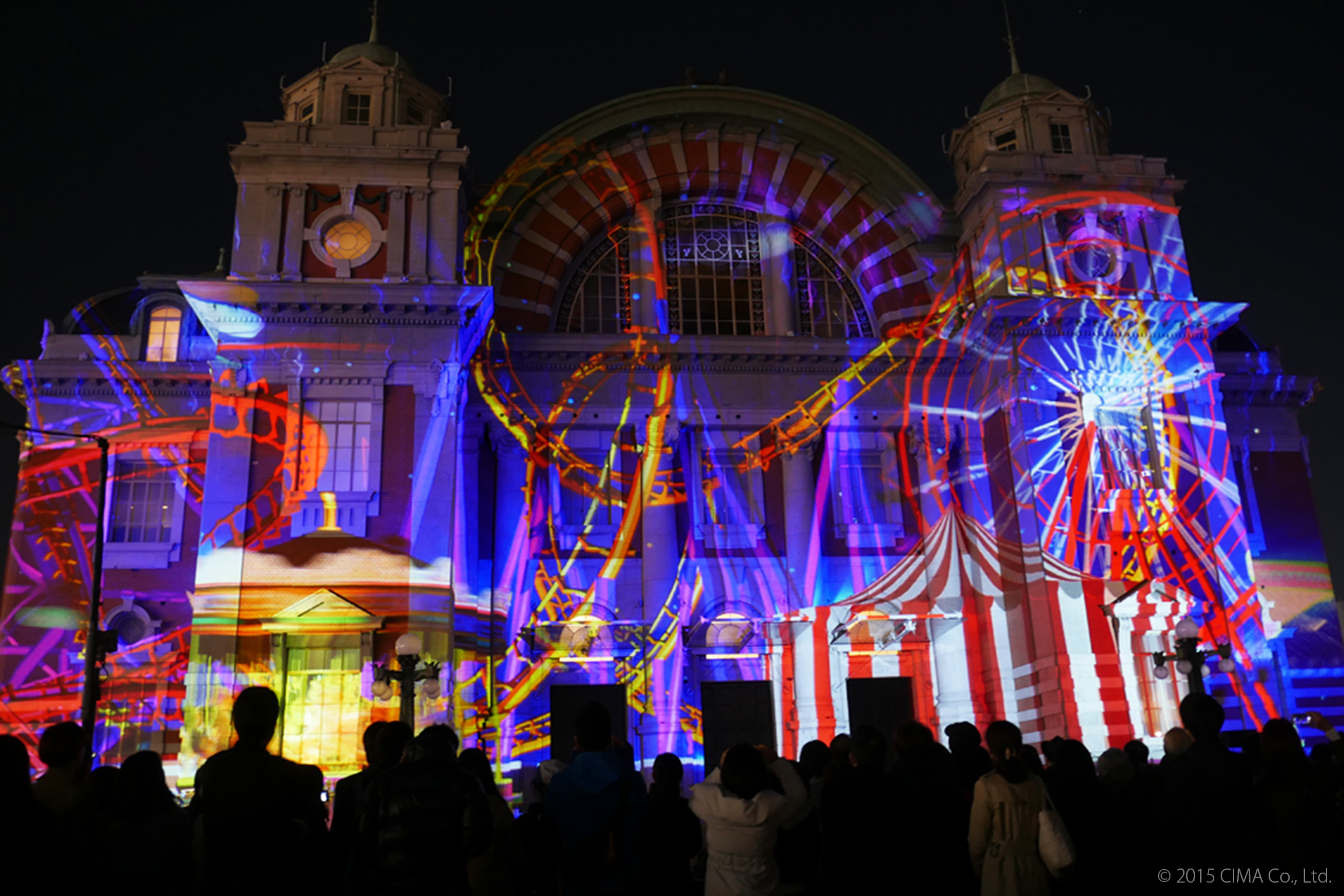 OSAKA光のルネサンス2015,プロジェクションマッピング,Projection Mapping,中央公会堂