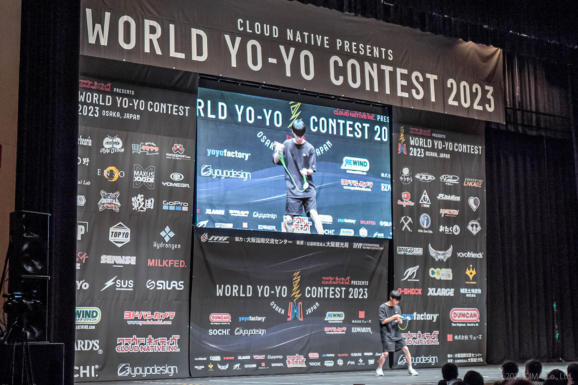 WORLD YO-YO CONTEST 2023,LEDディスプレイ,CLI2.6