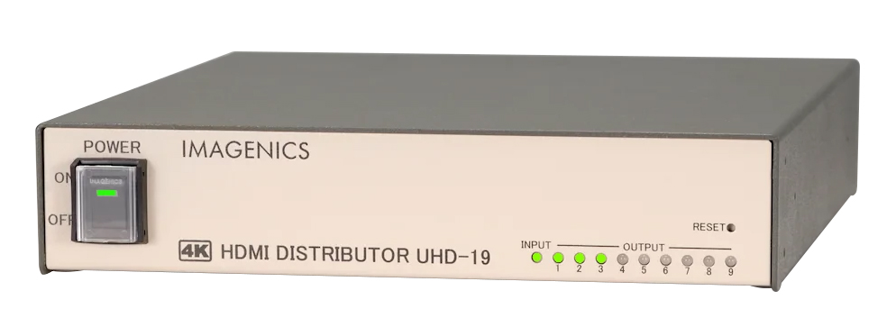新着レンタル機材の写真,HDMI分配器,UHD-19,IMAGENICS