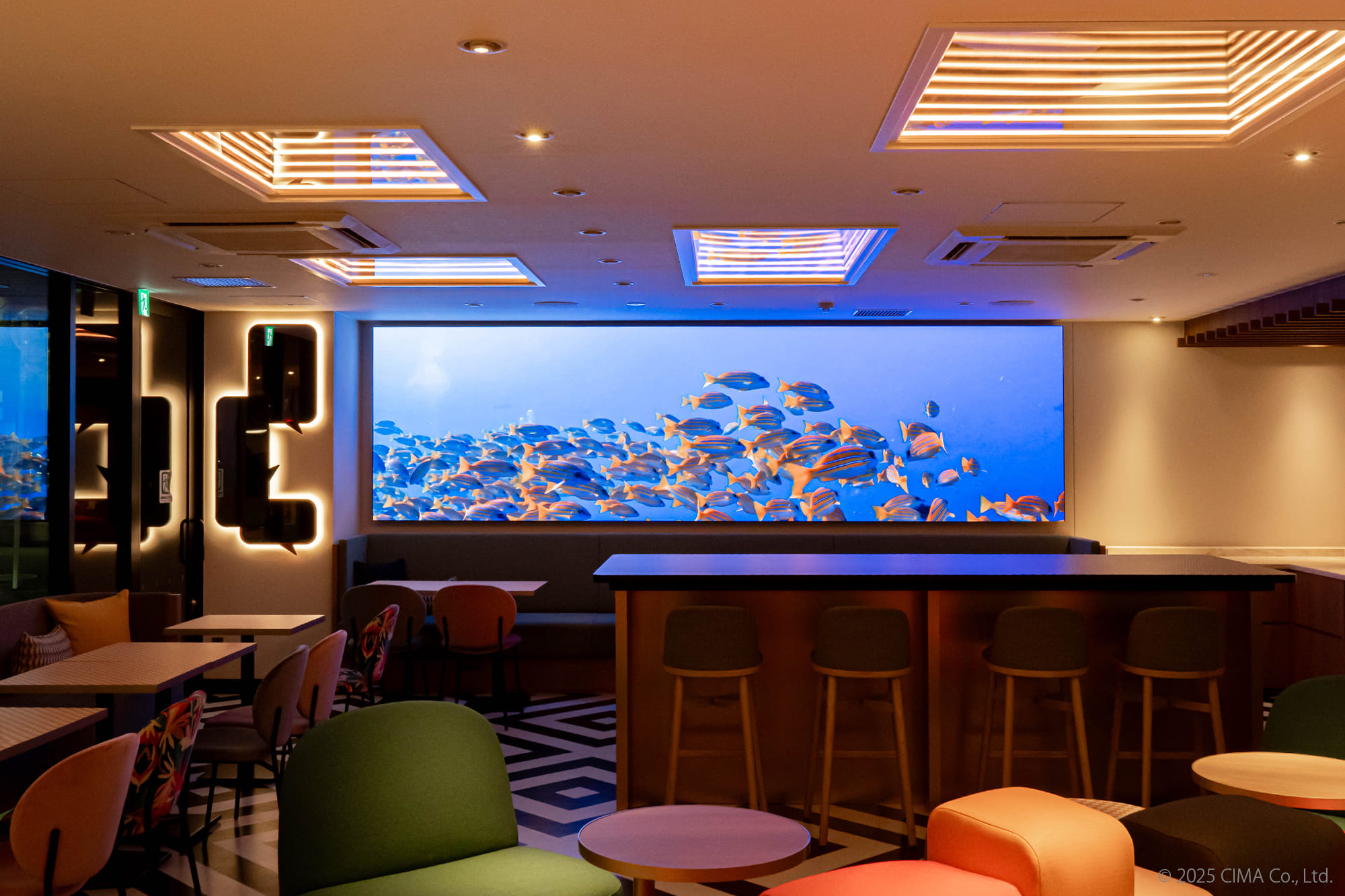 ガーナーホテル大阪本町駅,LEDビジョン